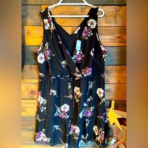 New with tags Woman’s size 3 X black sundress dress